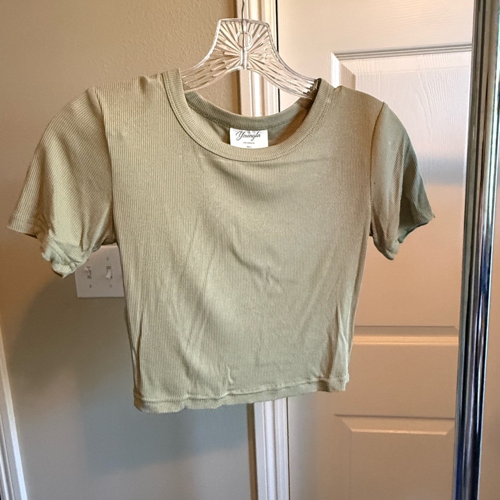 YoungLA ribbed crop top